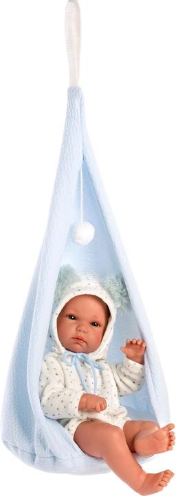Image du produit Llorens Bébé avec tente suspendu bleu cm