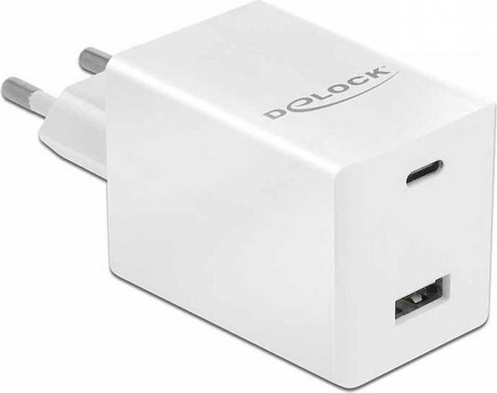 Actual product image Delock USB Wall Charger 41448 USB-C PD 3.0 USB-A, 45W (48 W)