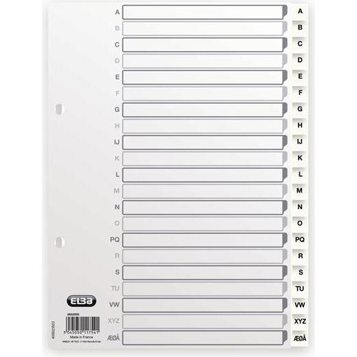 Thumbnail - Elba, Ordner Zubehör, 400020999 Tab-Register Alphabetischer Registerindex Polypropylen (PP)