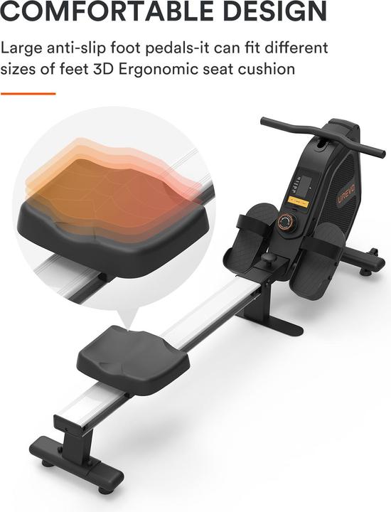 Actual product image Urevo Rower foldable