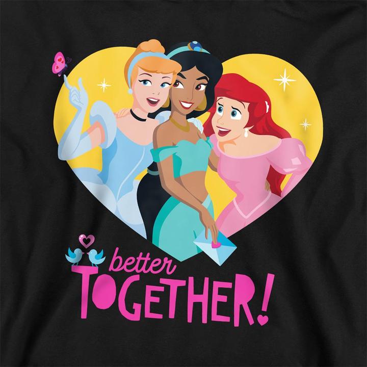 Produktbild Disney Princess Better Together Kapuzenpullover meliert Valentinstag (128)