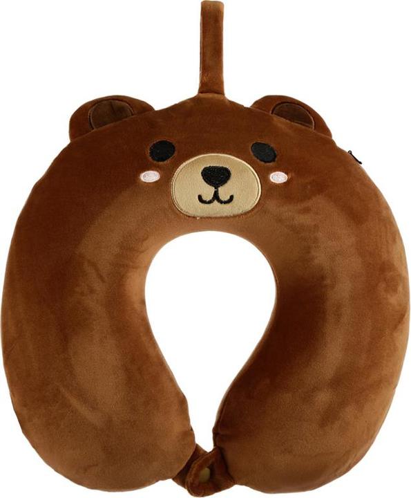 Immagine prodotto Puckator Cuscino da viaggio Relaxeazzz Plush Bear Plush Memory Foam (Cuscino per testa e collo)