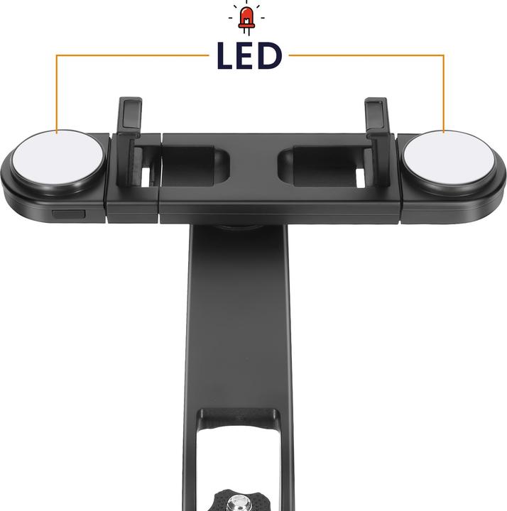 Immagine prodotto Wiwu Selfie stick - Selfie Stick Wi-SE012 with Tripod Function and double LED light