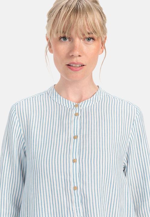 Image du produit Camel Active Robe à enfiler avec col montant en lin mélangé (XS)