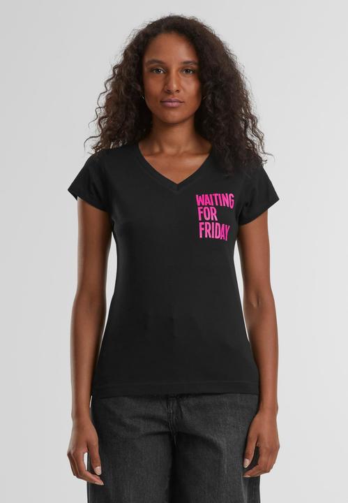 Actual product image Mister Tee Ladies Waiting For Friday Box Tee - 22285 (XS)
