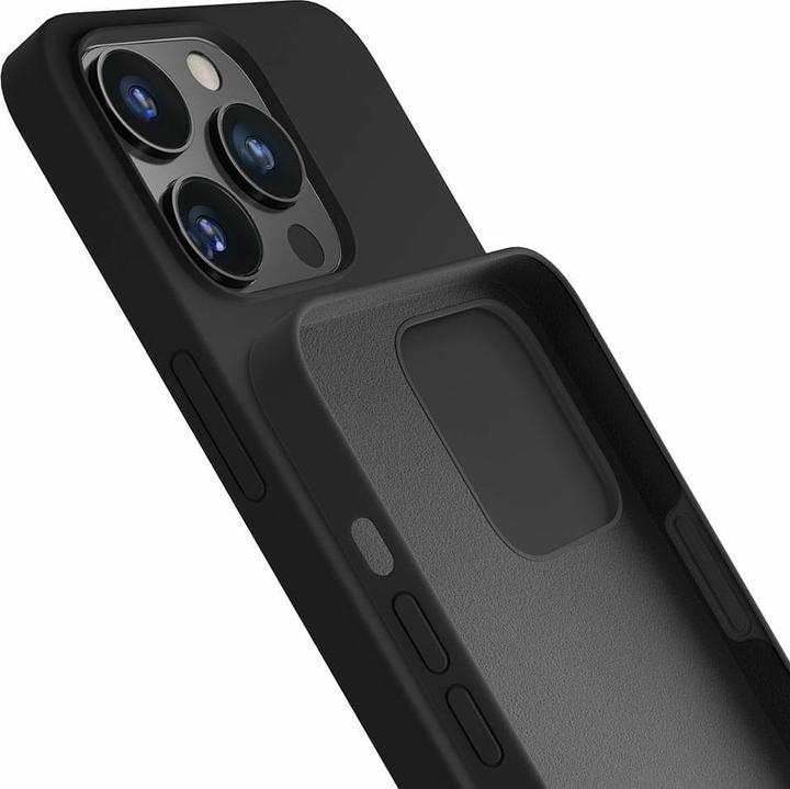 Actual product image 3MK Silicone Case iPhone 13 Pro Max 6.7" czarny/black (Apple iPhone 13 Pro Max)
