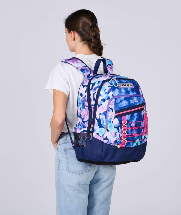 Actual product image Seven Advanced Custom Cloud School Backpack Purple (32 l)