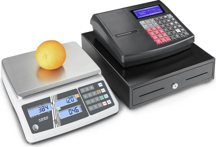 Actual product image Kern Price-calculating scales Max 15 kg 30 kg e=0.005 kg 0.01 kg d=0.005...