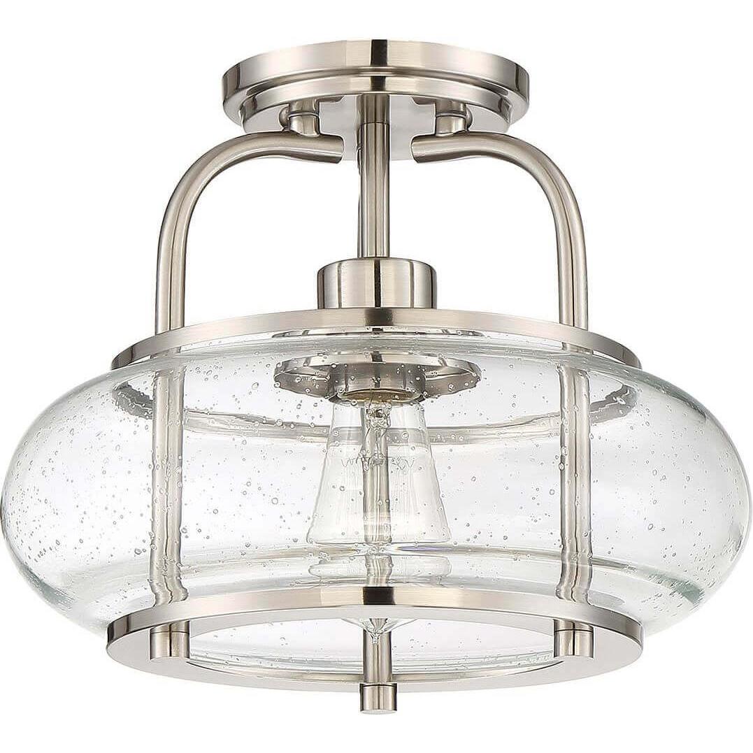 Elstead Lighting, Wandleuchte + Deckenleuchte, Trilogy Deckenleuchte E27 Nickel gebürstet (E27)