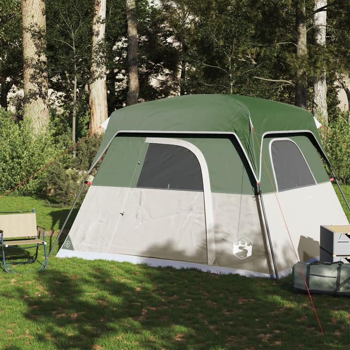 Immagine prodotto vidaXL Tenda da campeggio 4 persone impermeabile (Tenda a cupola, 6.50 kg, 4 persone)