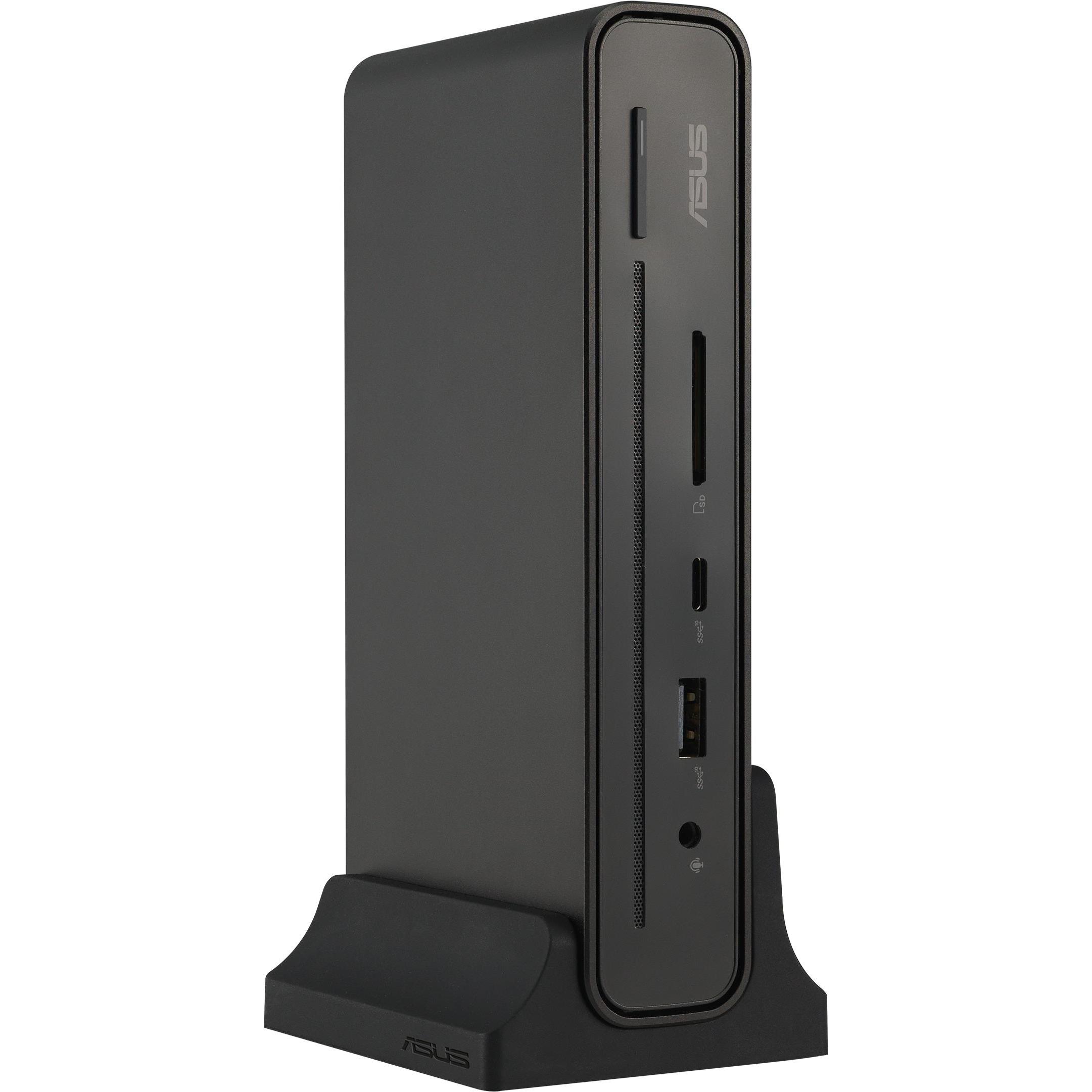ASUS DC300 (USB-C, 10 Ports), Dockingstation + USB Hub, Schwarz