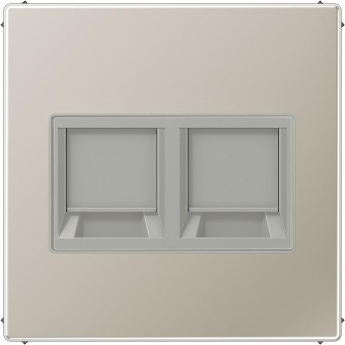 Actual product image JUNG Support ring Mod-Jack 2f LS edst wt Clamp position ES1969-2WE