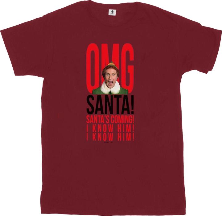 Produktbild Elf OMG Santa I Know Him TShirt (M)