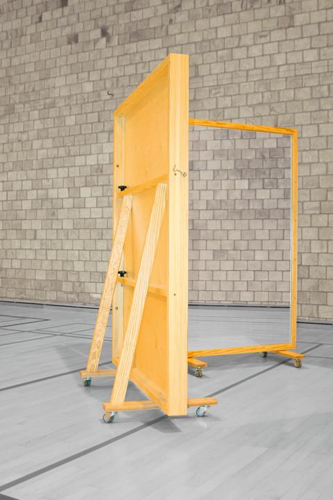 Actual product image Heinen Mobile mirror wall 400x180 cm (400 x 197 cm)