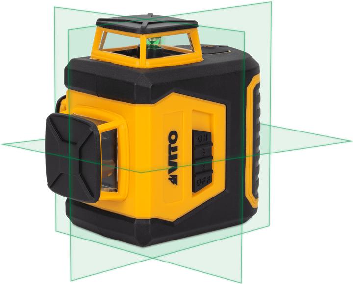 Actual product image VITO 3X360Deg Self-Levelling Green Cross-Line Laser Level