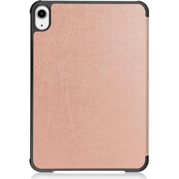 Thumbnail - MU Classic Dreifach faltbare Leder Hülle (iPad mini 6), Tablet Hülle, Rosa