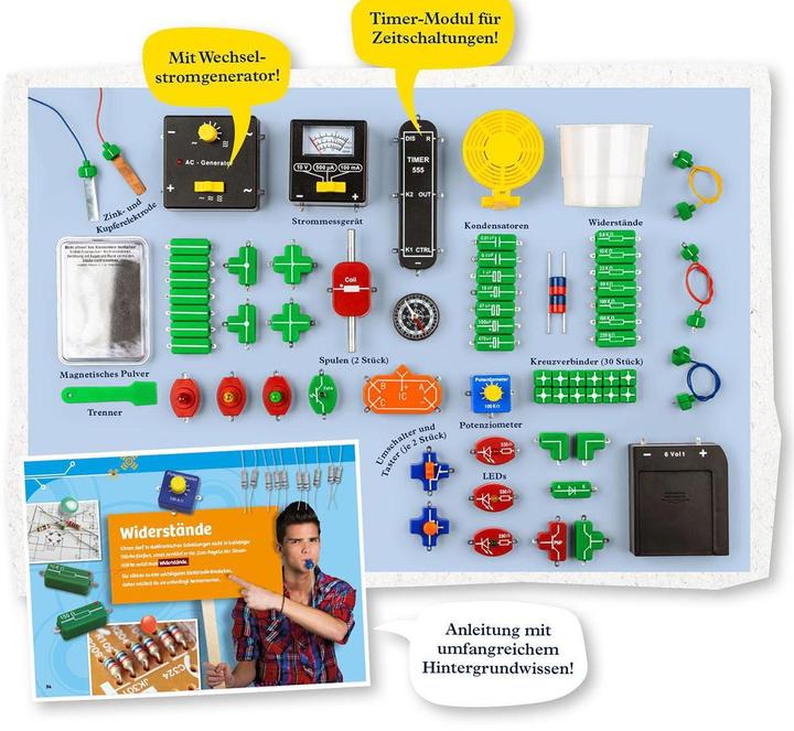 Actual product image Kosmos Experiment kit The great electrical workshop