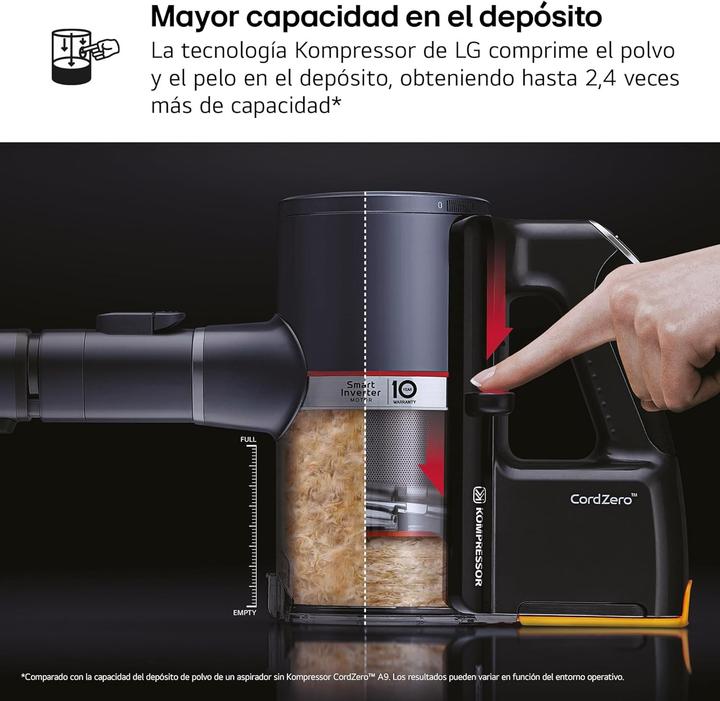 Immagine prodotto LG CordZero A9K Core3S Aspirapolvere senza Fili