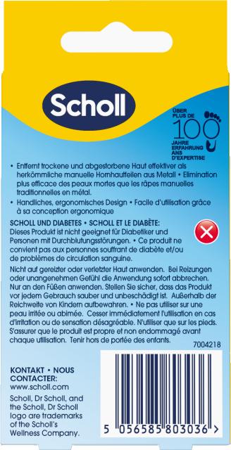Immagine prodotto Scholl Lima per piedi con tecnologia Nano Glass a pelle dura