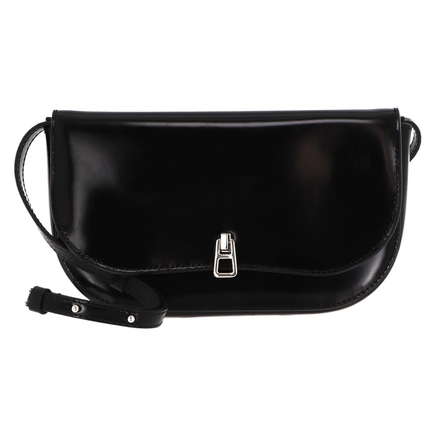 Coccinelle, Damen, Handtasche, Magie Shiny Mini Crossover Bag, Schwarz