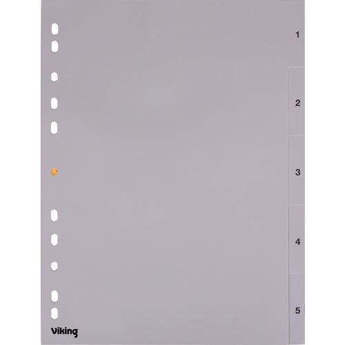 Office Depot, Ordner Zubehör, Register A4 Grau 11-fach