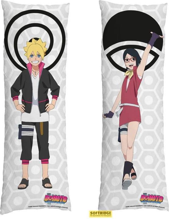 Actual product image Sakami Boruto: Naruto Next Generation housse de coussin Dakimakura Boruto & Sarada