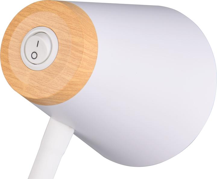 Produktbild Reality LED-Tischleuchte PONGO, R55831101, 4,5W, 500lm, 3000K, weiss (500 lm)