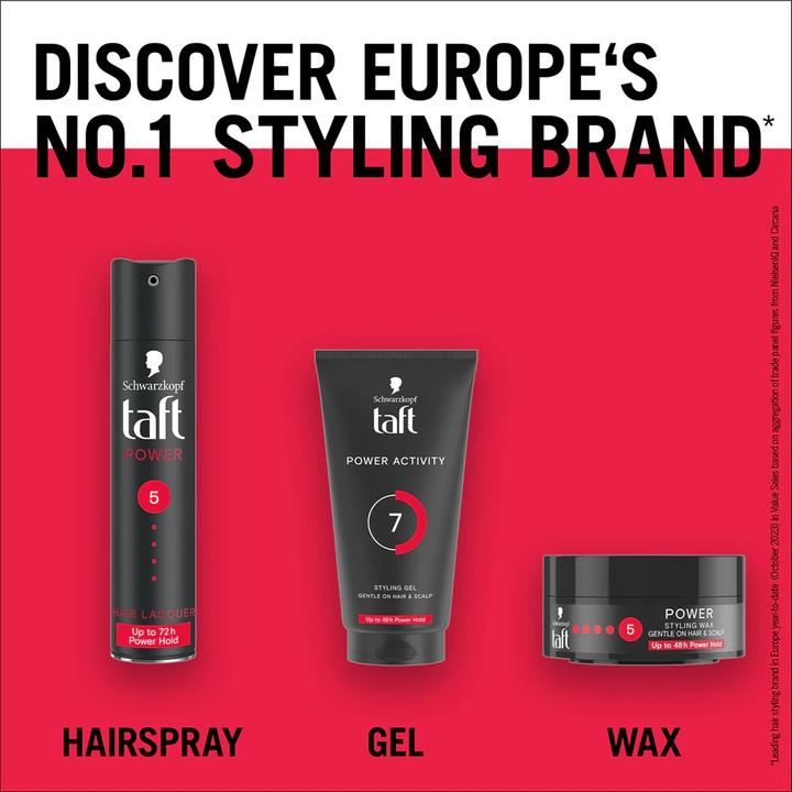 Actual product image Schwarzkopf Taft Power Activity Hair Gel 150ml (Hair gel, 150 ml)