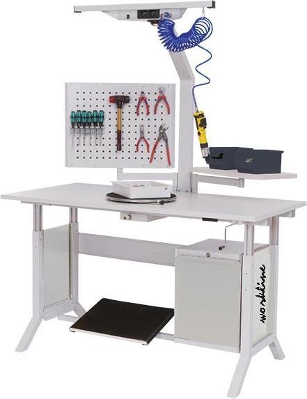 Actual product image Bedrunka & hirth Table workline with electric height adjustment (150 cm, 75 cm)