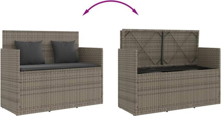 Image du produit vidaXL Ensemble salon de jardin 10 pièces avec coussins