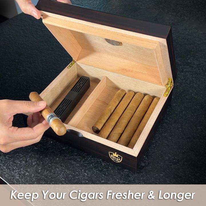 Image du produit Slege Cave à cigares avec hygromètre (30)