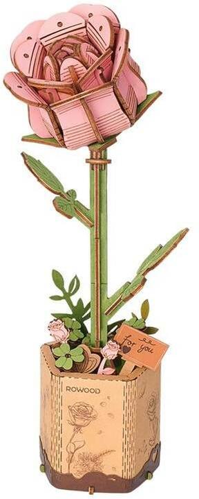 Robotime TW041 - Pink Rose