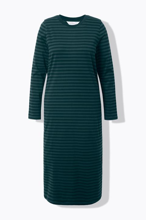 Produktbild Studio Untold Maxikleid, A-Line, Jersey mit Ringeln, Langarm (46, 48)