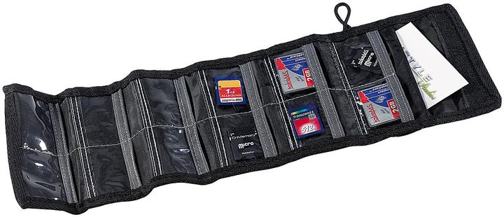 Image du produit Xcase Pochette pouvant contenir jusqu'à 12 cartes mémoire (Couvercle de carte mémoire)