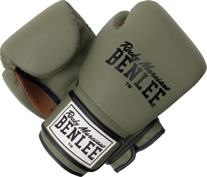 Produktbild Benlee Evans Boxhandschuhe Kaki Leder (16 OZ)