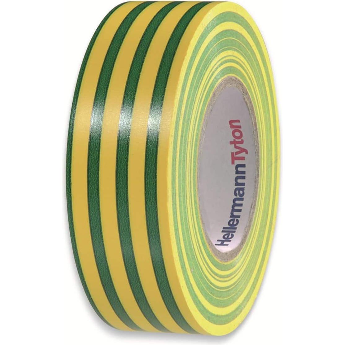 Thumbnail - HellermannTyton, Klebeband, HTAPE-FLEX15-19x20-PVC-GNYE (20) (19 mm)