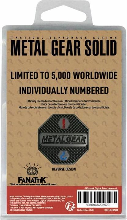 Image du produit Fanattik Metal Gear Solid pièce de collection Solid Snake Edition Limitée