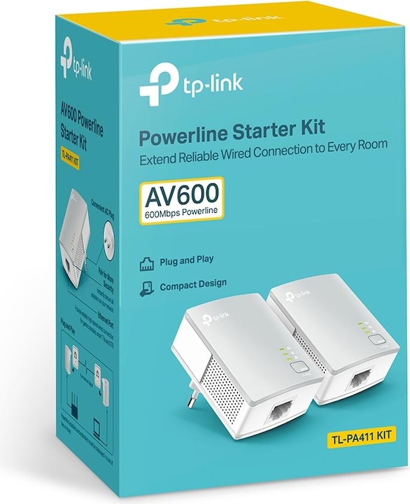 Image du produit TP-Link Tl-Pa411kit V2 (500 Mbit/s)