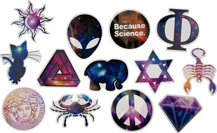 Actual product image JTI 36x Stickers - Galaxy