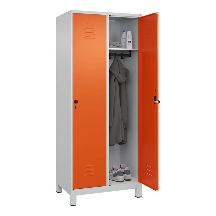 Produktbild C+P Garderobenschrank Classic Plus, Abteilbreite 40 cm, mit Füssen (80 cm, 185 cm)