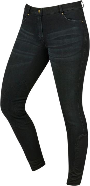 Produktbild Dublin Shona Denim Reithose Mit Wildleder Patch (24)