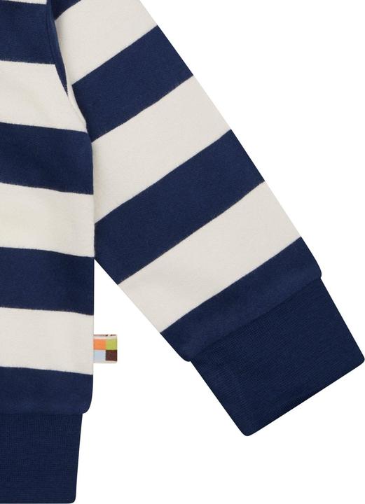 Produktbild loud + proud Sweatjacke mit Blockstreifen (110, 116)