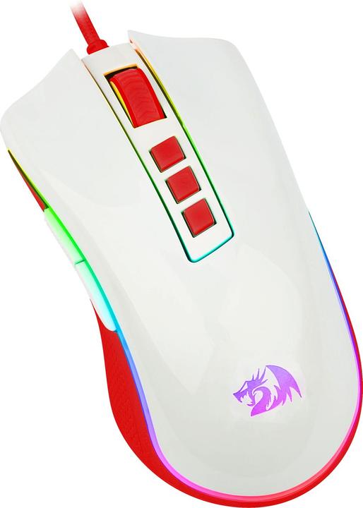 Actual product image Redragon M711C Cobra White/Red (Cable)