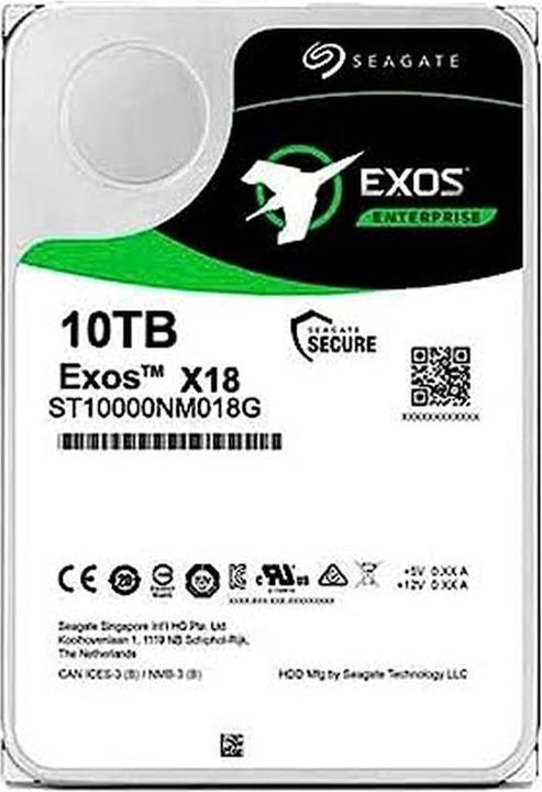 Immagine prodotto Seagate Exos X18 (10 TB, 3.5", CMR)