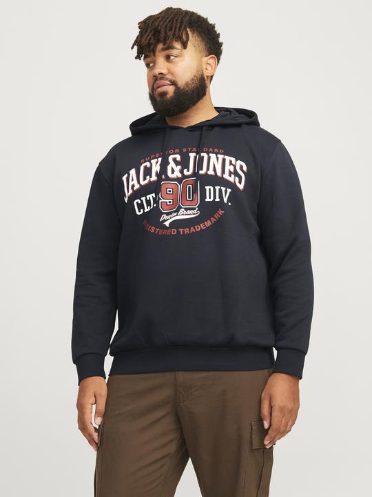 Produktbild Jack & Jones JJELOGO SWEAT HOOD 2 COL 24/25 NOOS PLS (4XL)