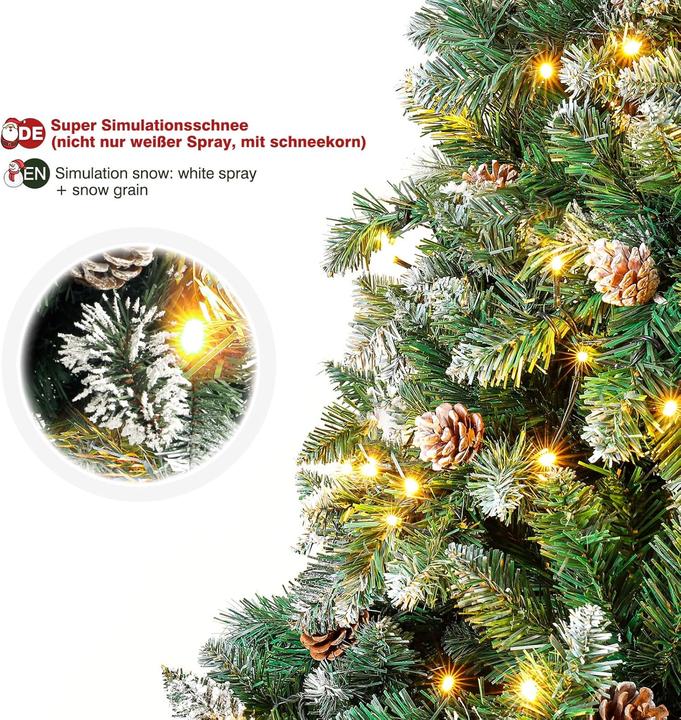 Immagine prodotto Yorbay Albero di Natale a LED (150 cm)
