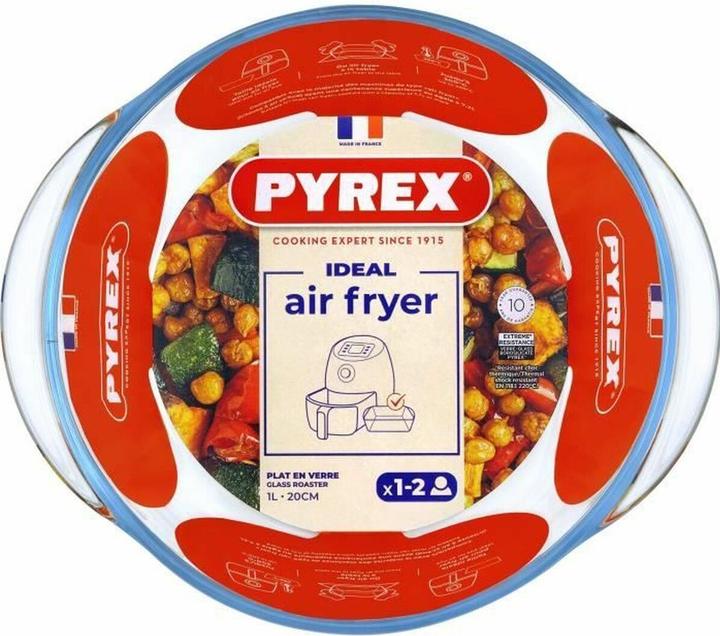 Actual product image Pyrex Air Fryer round baking tin