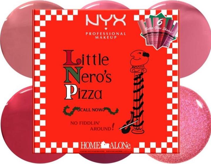 Immagine prodotto NYX Professional Make-Up Nyx Professional Makeup Home Alone Butter Gloss Pizza Vault Rosa e Rosso (Pizza Vault rosa e rossa)