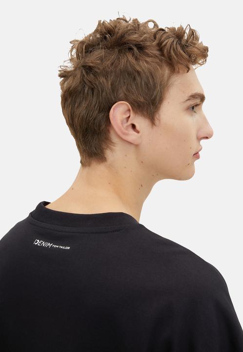Actual product image Tom Tailor Oversized T-shirt with a round neckline made from cotton jersey (XL)