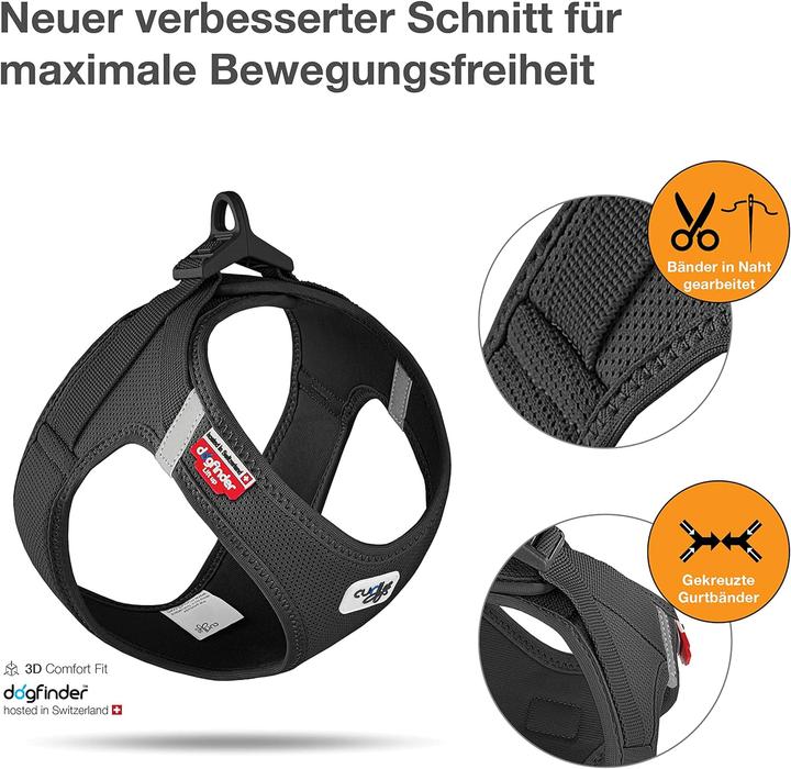 Produktbild Curli Geschirr Vest Air-Mesh M, Schwarz (M, Hund, Allgemein)